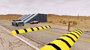 BeamNG.drive - Видеоигра симулятор! Встреча с препядствиями! Машины и Грузовики! BeamNG.drive !