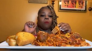 LAMH Recap over Spaghetti and Meatballs #lamh #mukbang #foodsounds #fyp #foodie #cooking #food