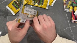 РАСПАКОВКА КАРТОЧЕК ЧЕРЕПАШКИ-НИНДЗЯ!