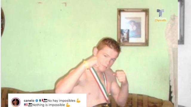 Canelo Álvarez sorprende al revelar foto inédita ¡sin lujos! | Telemundo Deportes