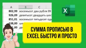 Как в Excel сделать сумму прописью. Быстро и просто. Уроки для начинающих аналитиков