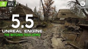 Реалистичная прогулка по славянской деревне. THE WITCHER 4 Tech Demo в Unreal Engine 5