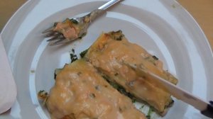 Fish Lasagne with Spinach