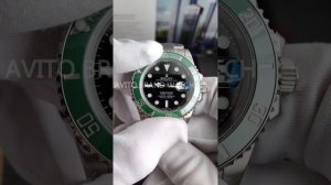 Часы Rolex submariner Starbucks обзор. Смотрим механизм. Зеленый безель из керамики.