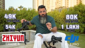 ZHIYUN CRANE 4 VS DJI RS3 PRO