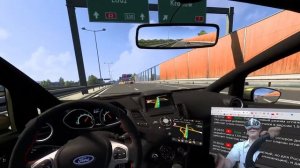 ETS2 - Едем из Украины в Швейцарию 2000 км / Logitech G923 / VR PICO 4