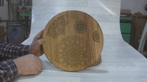 Сервировочная доска из дуба