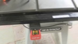 Распиловочный станок WARRIOR WO 703 год спустя. Saw machine after one year.