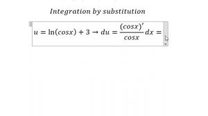 Calculus Help: Integral ∫ tanx/(ln(cosx)+3)^2  dx - Integration by substitution