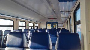 Электропоезд ЭД9Э-0036. Покатушки в салоне от Присягино до моста через Обь+прибытие.