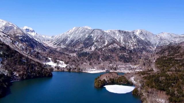 Япония с дрона. Никко в конце зимы. смотреть онлайн