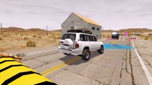 BeamNG.drive ТЕСТ - машины врезаются на скорости! КрашТест на дороге с препятствиями! Машины и Груз