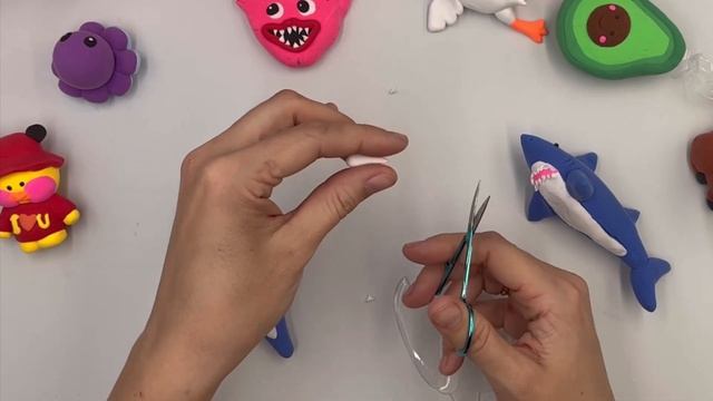 Акула из Икеи - лепка из воздушного пластилина смотреть онлайн