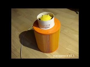 воздушный фильтр за 30 секунд для мастерской и дома