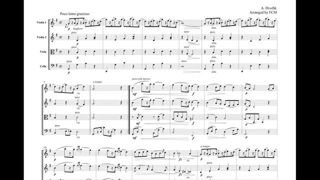 Dvorak Humoreske, for string quartet, CD201 смотреть онлайн