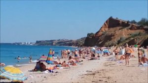 на пляже Любимовка 5 08 2020г