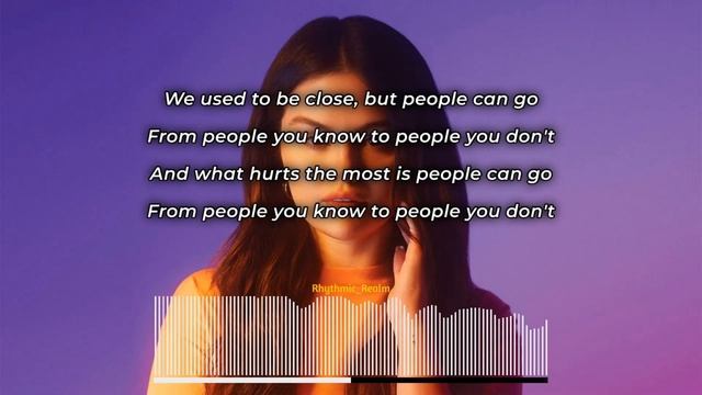 Selena Gomez - People You Know (Lyrics)