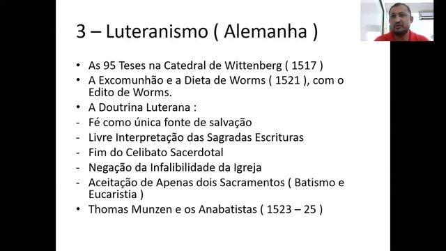 Aula 11 - História Geral com Rubens - Reforma e Contrarreforma