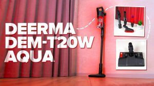 Deerma T20W Aqua 🔥ОБЗОР + ТЕСТы🔥 Недорогой вертикальный пылесос с сухой и влажной уборкой ✅