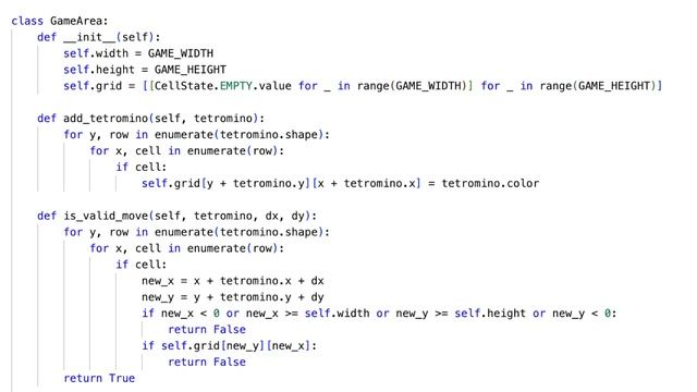 Tetris Core Algorithm Explained: Python & PyGame in 5 Minutes!