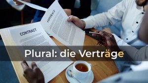 Vertrag ⭐⭐⭐⭐⭐ Wörterbuch | Deutsch lernen