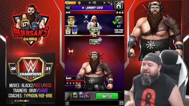 Character Preview: Ivar "The Viking Raiders" Gameplay ! / WWE Champions 😺 смотреть онлайн