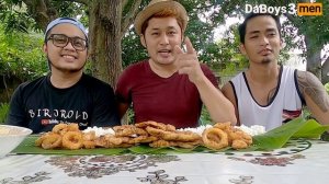 FRIED CHICKEN BREAST FILLET | ONION RINGS | CREAM of MUSHROOM | BACKYARD COOKING