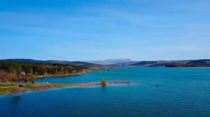 Симферопольское водохранилище c дрона.