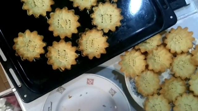 Корзиночки  к чаю,формочки с Вайлдберриз,рецепт из интернета