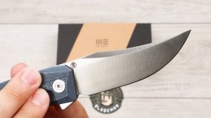 Нож WE Knife Shuddan, CPM 20CV, Titanium Blue