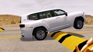 Тест драйв авто  - BeamNG.drive  - испытание машин на дороге! Встреча  препядствий на дороге! Машины