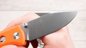 Нож QSP Canary Folder, 14C28N, Orange G10 Handle, QS150-B1