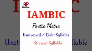 Iambic Meter : explained in just 30 seconds 😱 || English Literature || Literary Terms ♥