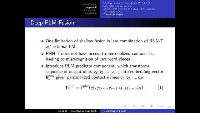 Deep Shallow Fusion for RNN-T Personalization