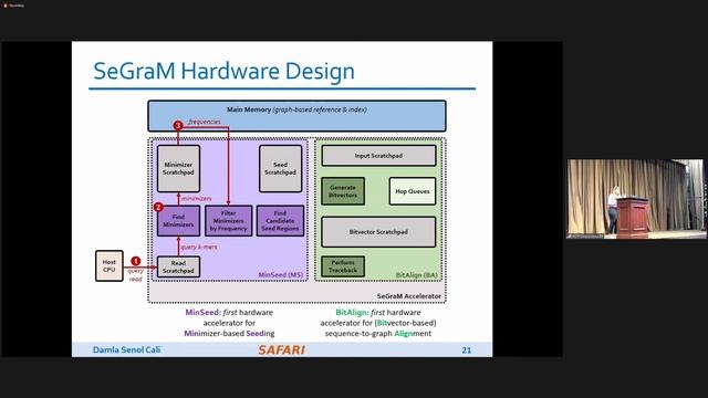 Damla Senol Cali - Accelerating Genome Sequence Analysis via Efficient HW/Algorithm Co-Design (ISCA