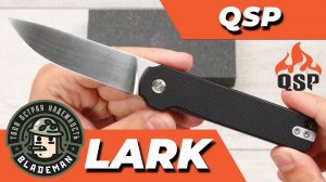 Нож QSP Lark, 14C28N, G10 Black