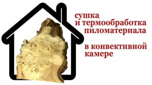 Сушка и термообработка древесины  в камере. Drying and heat treatment wood.