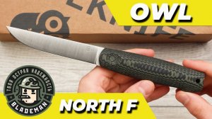 Нож OWL North F, M390 Cryo, G10 Black/Olive, Kydex