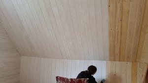 Покраска 2-го этажа продолжение