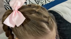 🎀Красивая прическа в садик!🎀