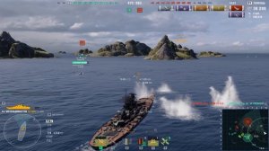 Советский линкор Владивосток. Морской бой-5.Игра World of Warships