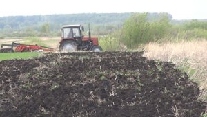 работа дисковой бороны БДМ 3х2 ПКСР