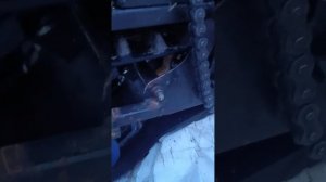 натяжка гусеницы на снегоходе динго