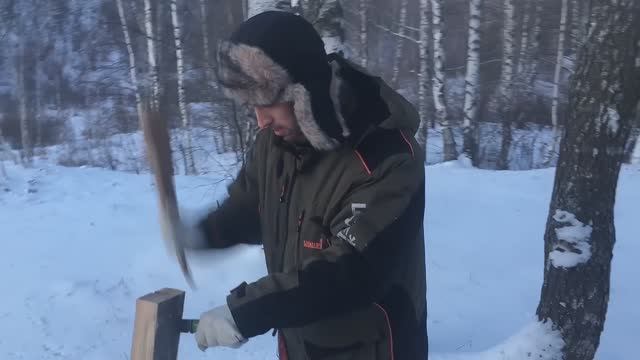 Жёсткий тест ножа из стали К340 в экстремальных условиях