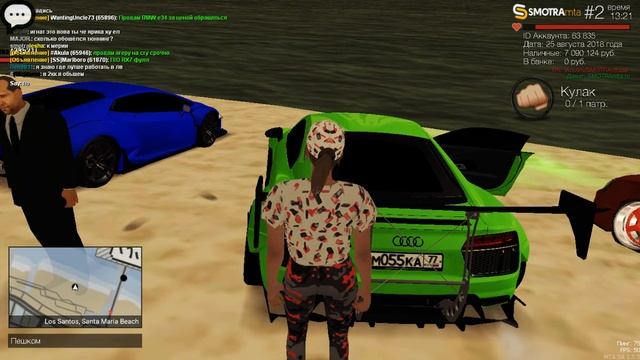 SMOTRA MTA .Обзор автопарк друга .Дрифт/Драг смотреть онлайн