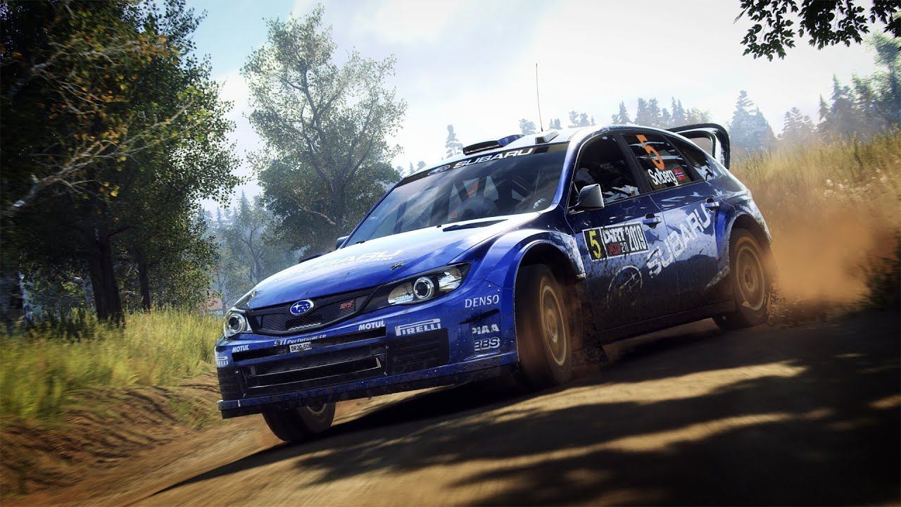 PS5 Dirt Rally gameplay with Logitech G923 gaming wheel