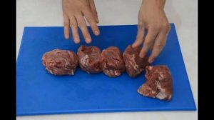 5.6 Стейк .Как правильно разделать филе говядины стейки .