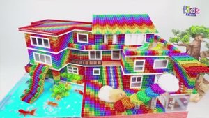 Магнитные шарики - Постройте Мега-Особняк С Бассейном Для Милого Хомячка