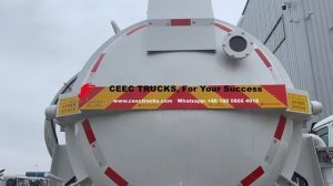 How does a vacuum tank truck work?