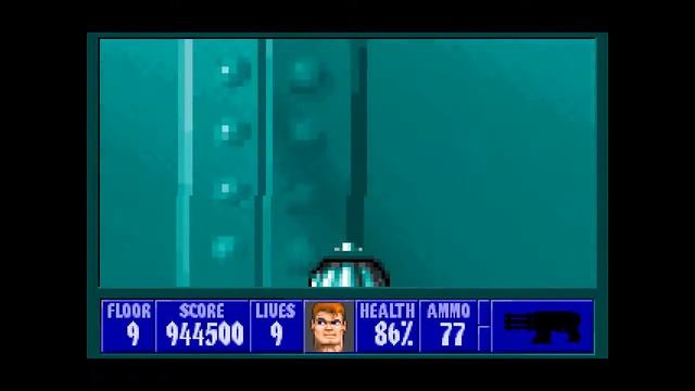 Wolfenstein 3D pc 1992 Episode:2 floor-9 14